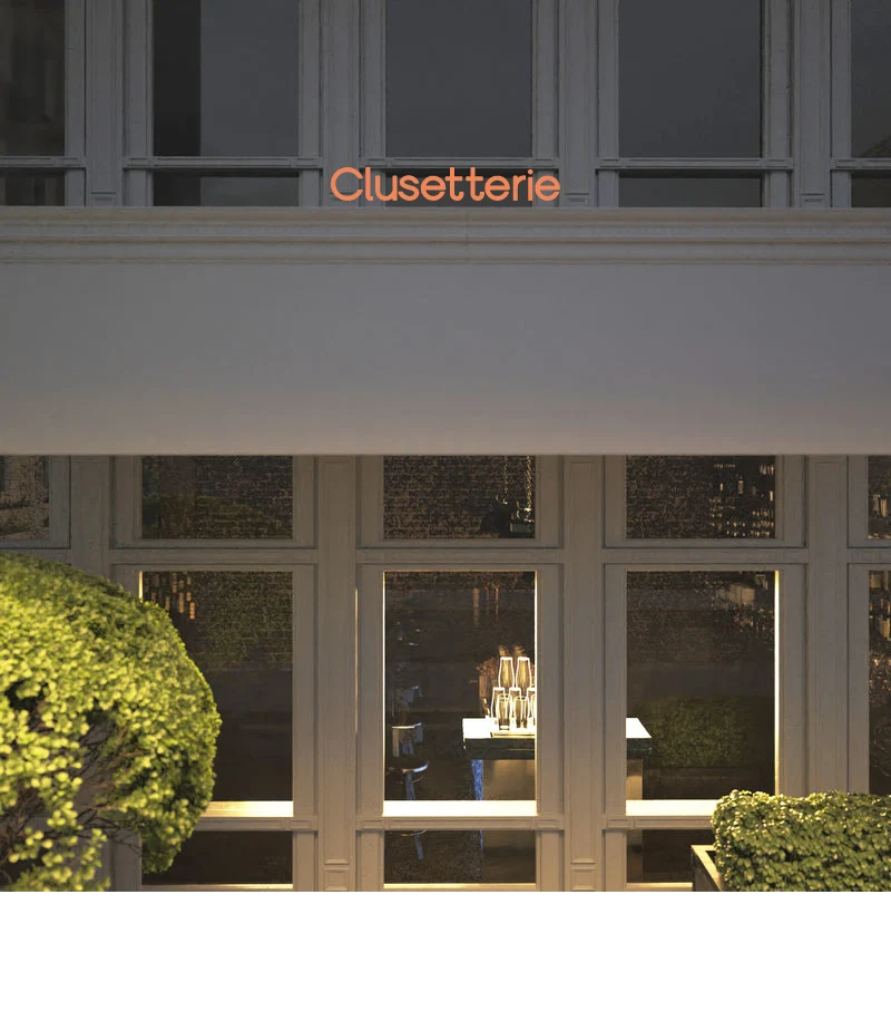 Custom text: Clusetterie