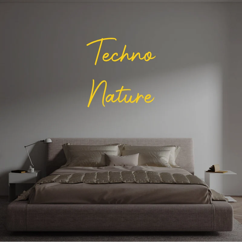 Custom text: Techno Nature