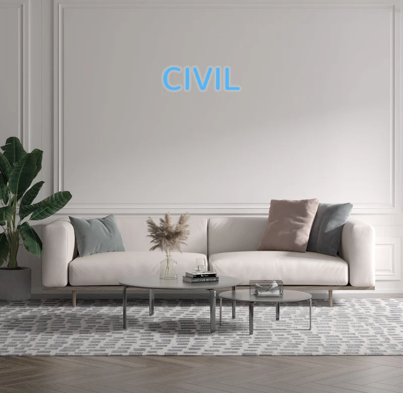 Custom text: CIVIL