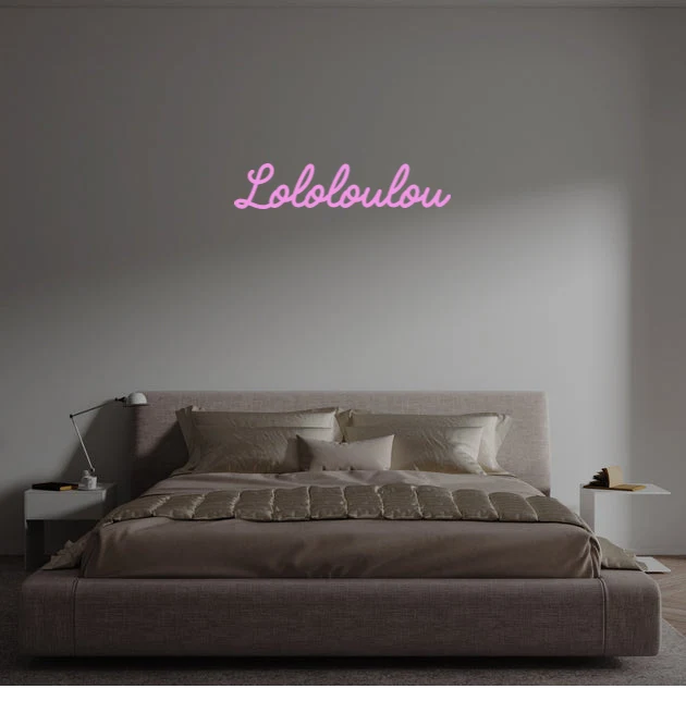Custom text: Lololoulou