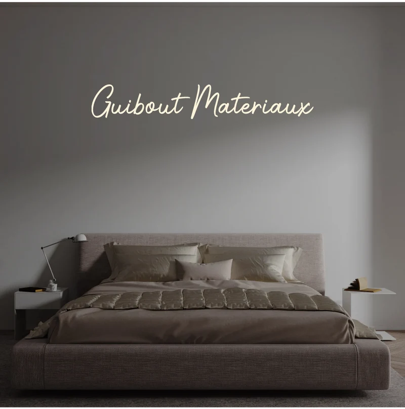 Custom text: Guibout Materiaux