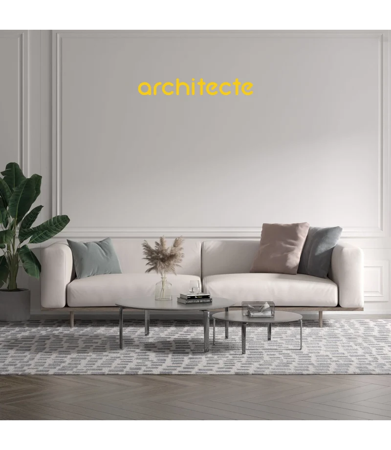 Custom text: architecte