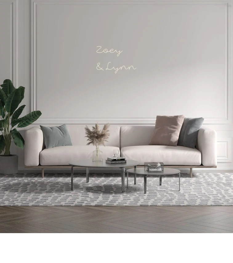 Custom text: Zoey & Lynn