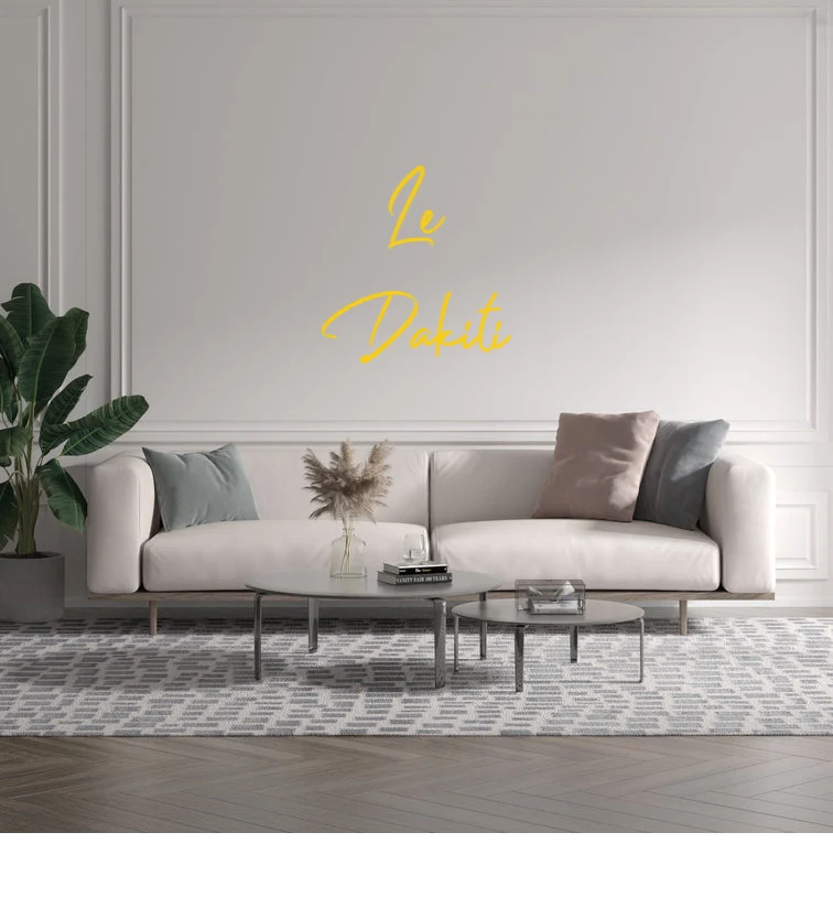 Custom text: Le Dakiti