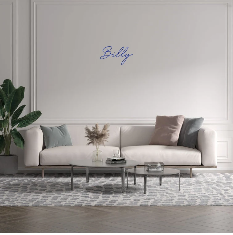 Custom text: Billy