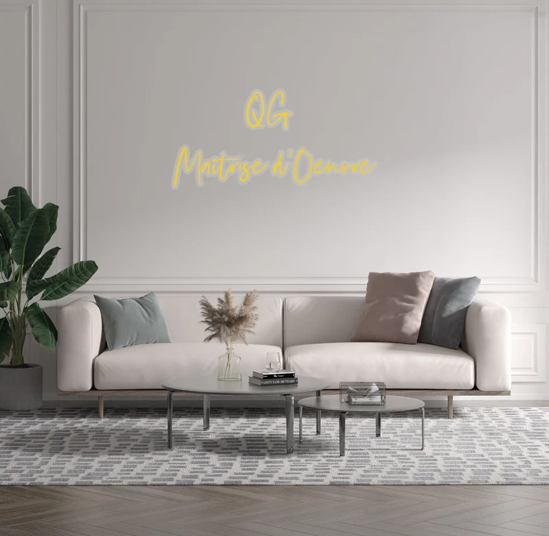 Custom text: QG Maîtrise d'Oeuvre