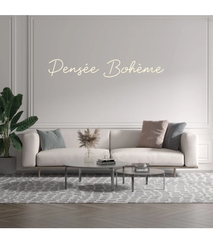 Custom text: Pensée Bohème