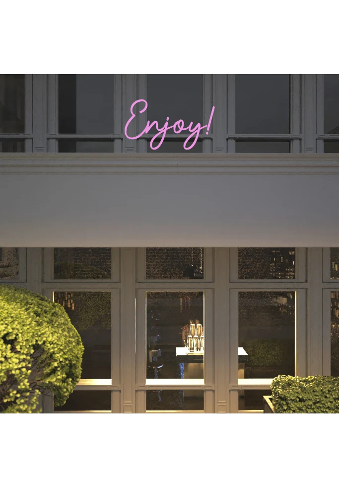 Custom text: Enjoy!