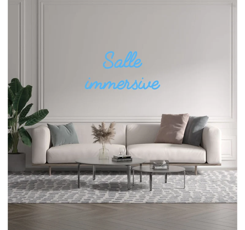 Custom text: Salle immersive