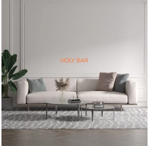 Custom text: HOLY BAR