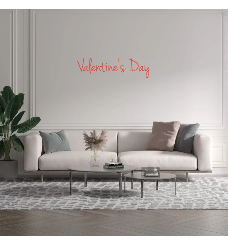 Custom text: Valentine's Day