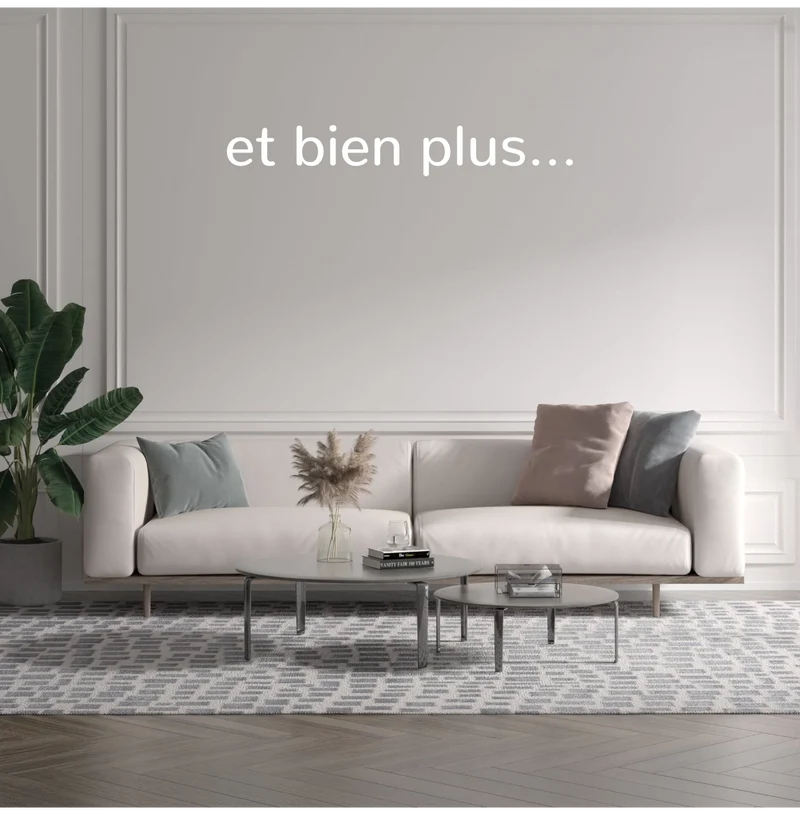 Custom text: et bien plus...