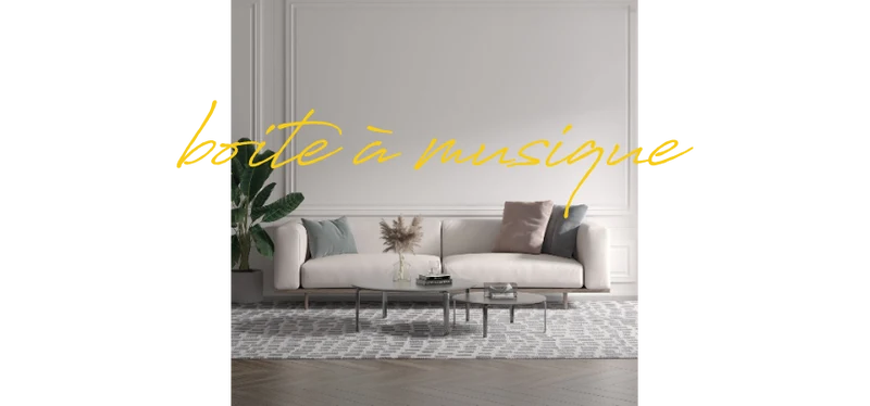 Custom text: boite à musique