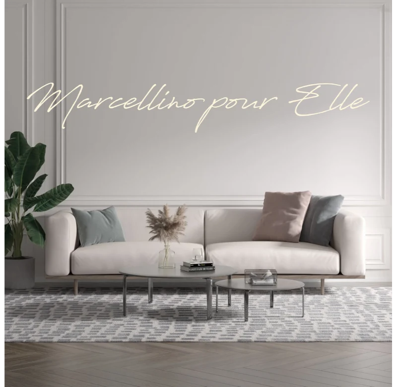 Custom text: Marcellino pour Elle