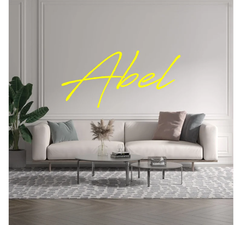Custom text: Abel
