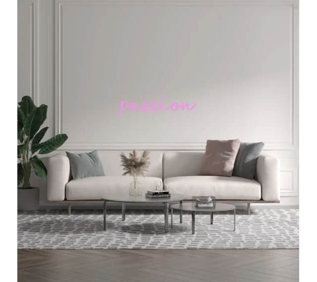 Custom text: passion