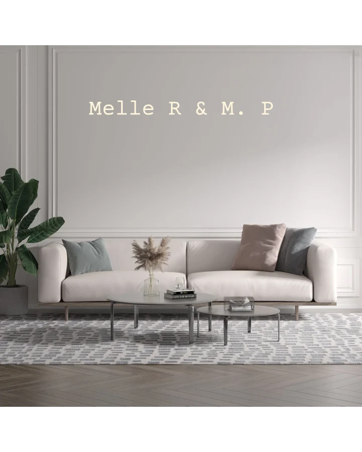 Custom text: Melle R & M. P