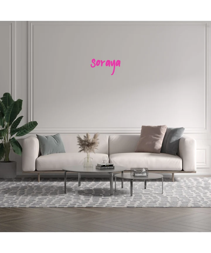 Custom text: SORAYA