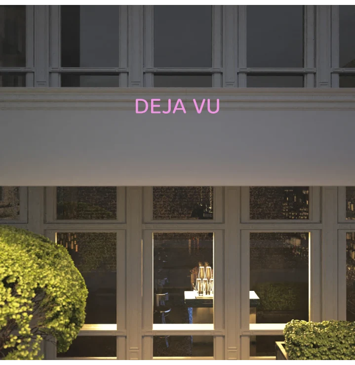Custom text: DEJA VU