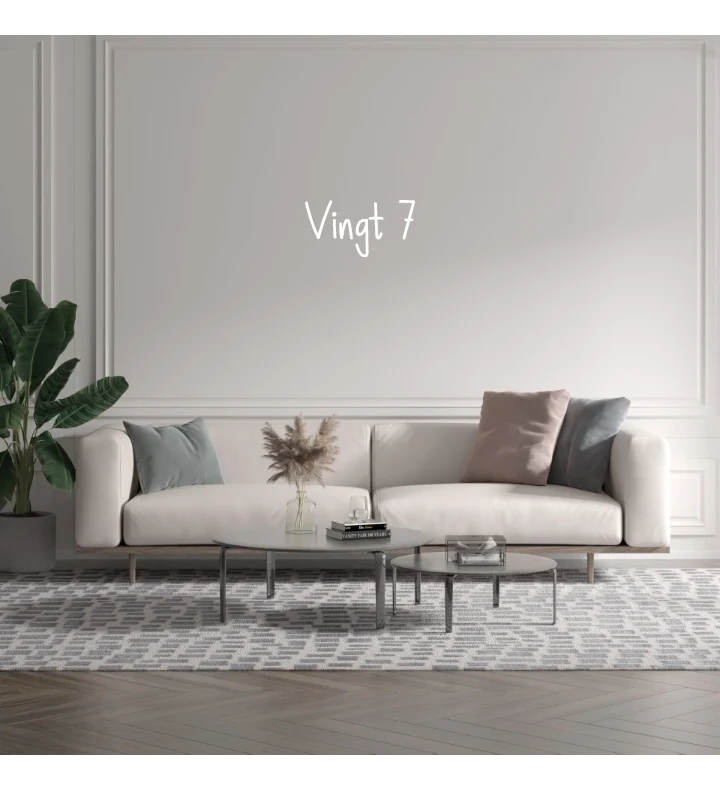 Custom text: Vingt 7