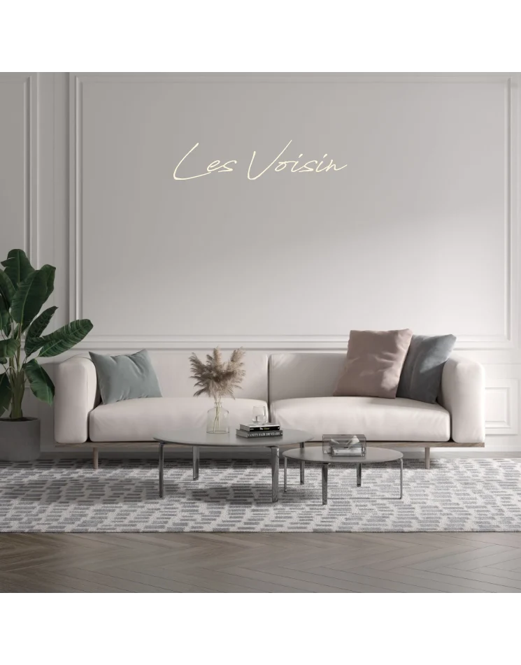 Custom text: Les Voisin