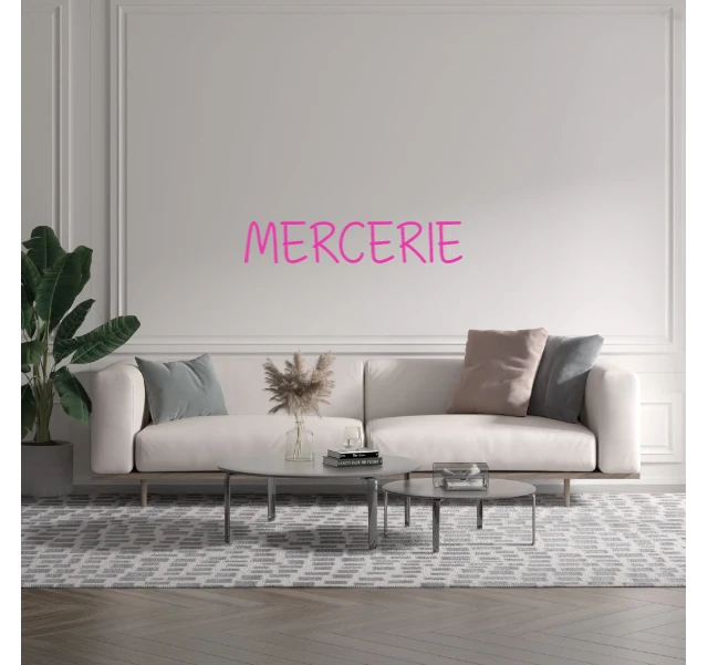 Custom text: MERCERIE