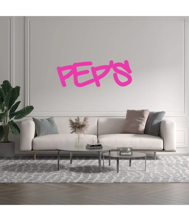 Custom text: PEP'S