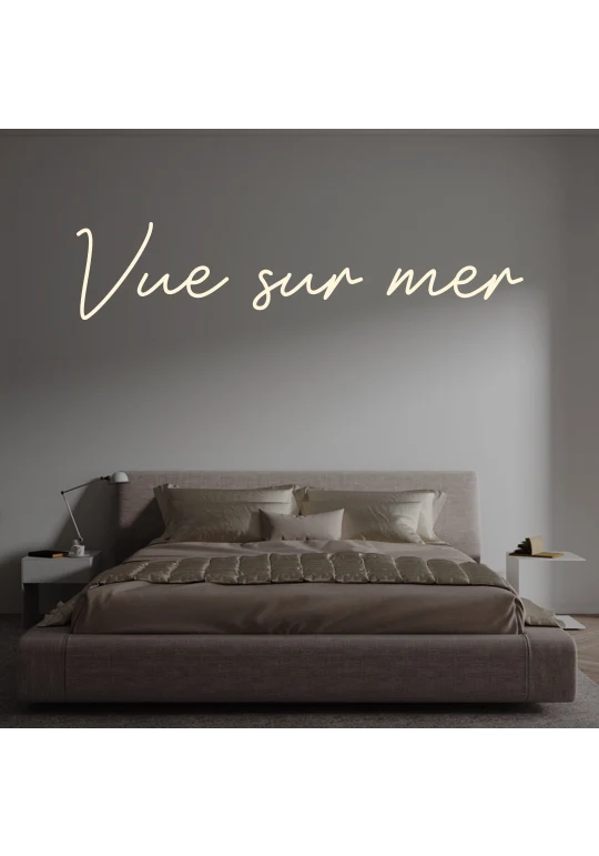 Custom text: Vue sur mer