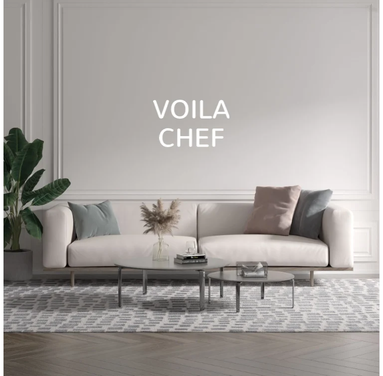 Custom text: VOILA CHEF