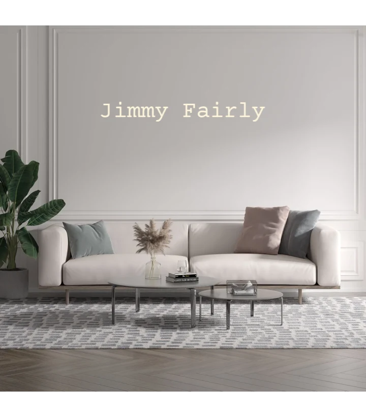 Custom text: Jimmy Fairly