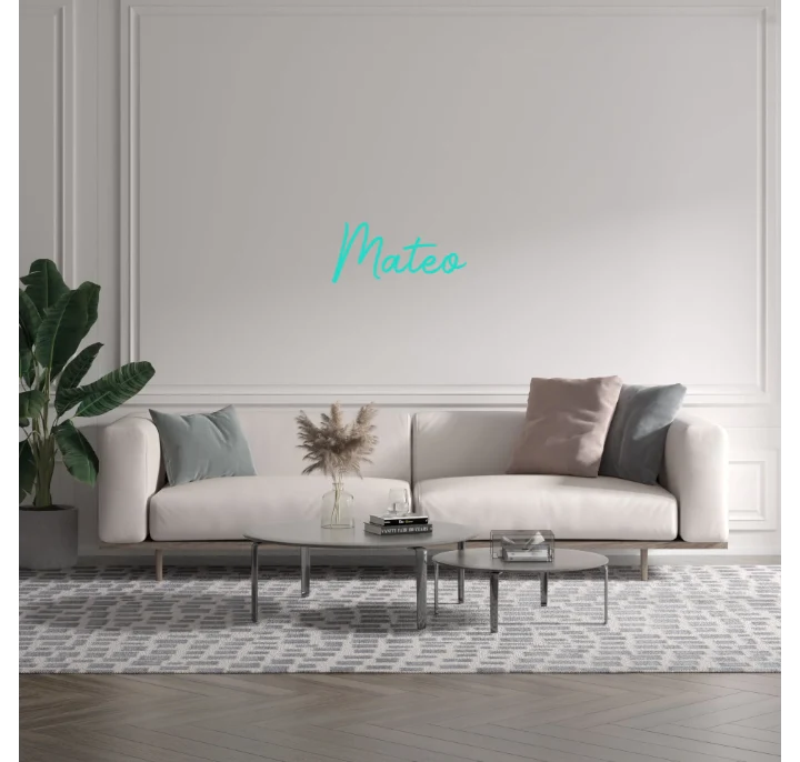 Custom text: Mateo