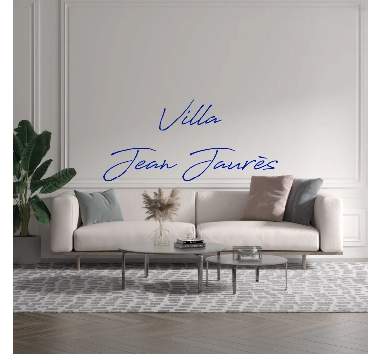 Custom text: Villa Jean Jaurès