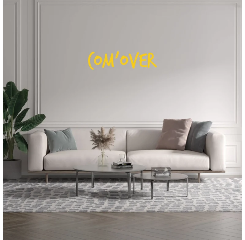 Custom text: Com'Over