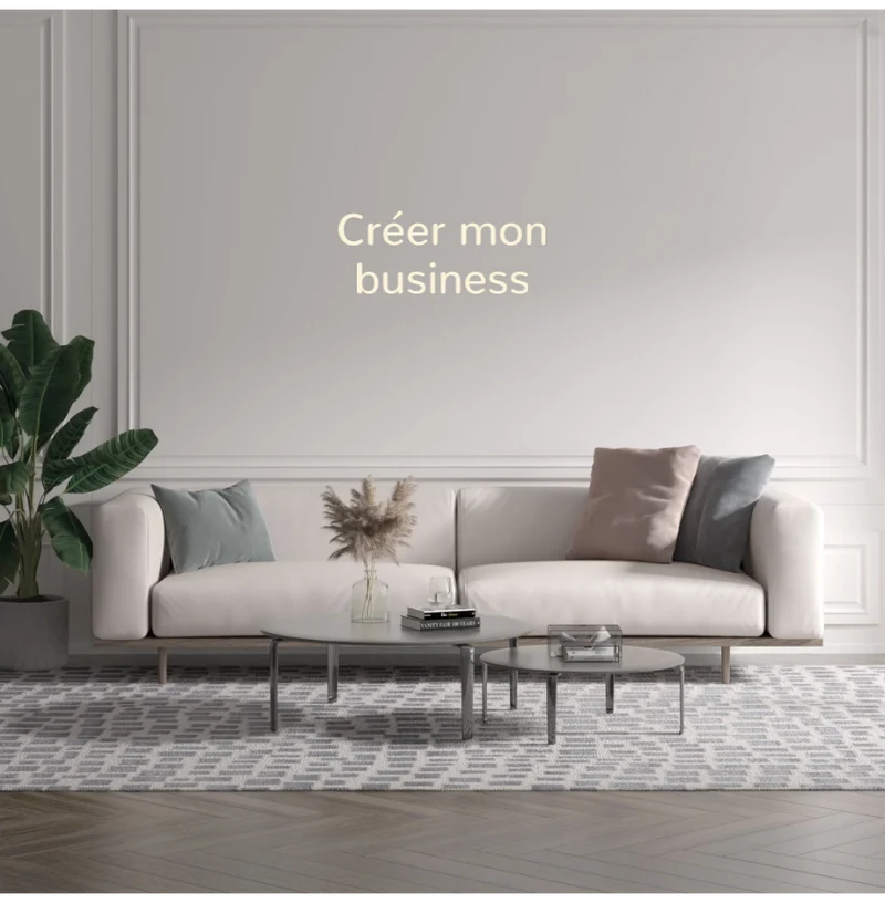Custom text: Créer mon business