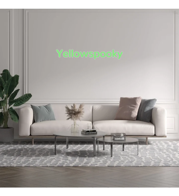 Custom text: Yellowspooky