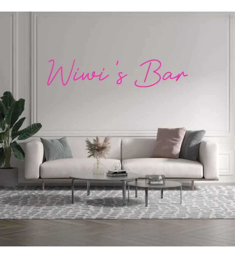 Custom text: Wiwi's Bar