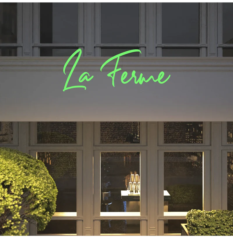 Custom text: La Ferme