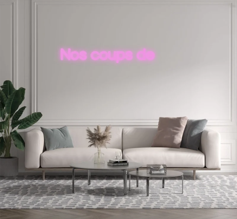 Custom text: Nos coups de ❤︎