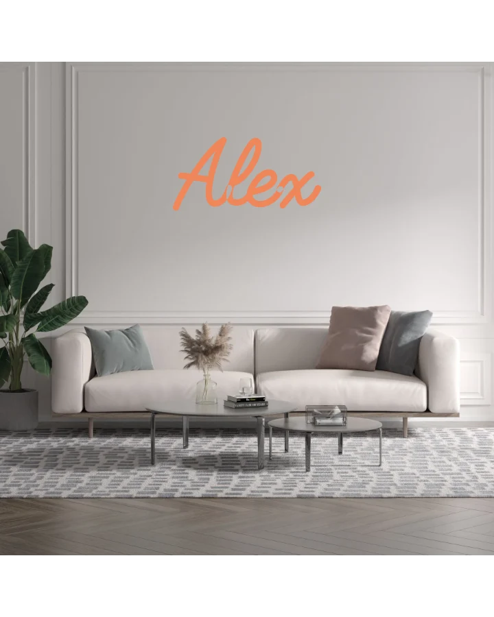 Custom text: Alex