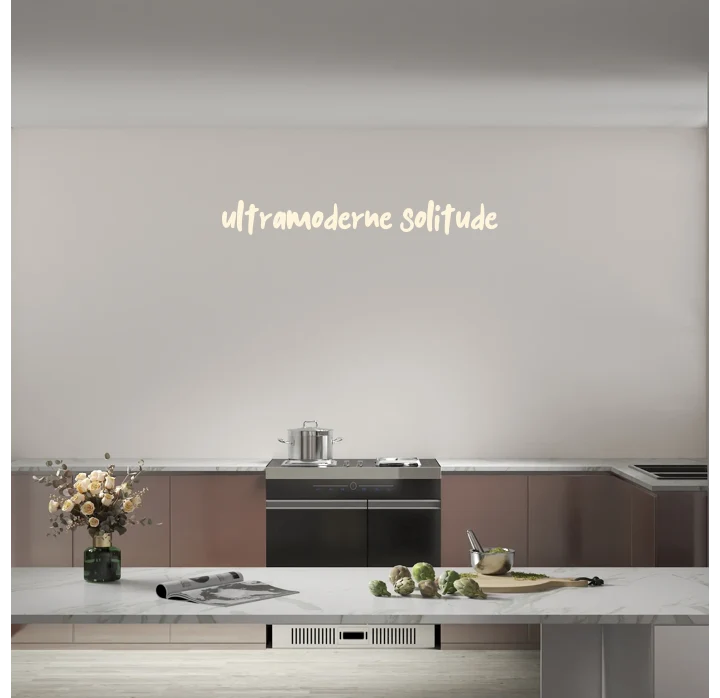 Custom text: ultramoderne solitude