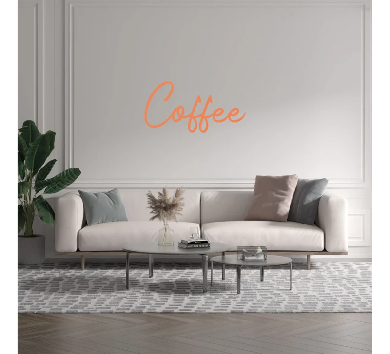 Custom text: Coffee