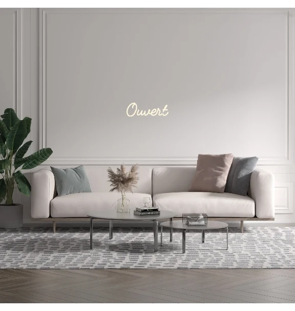 Custom text: Ouvert