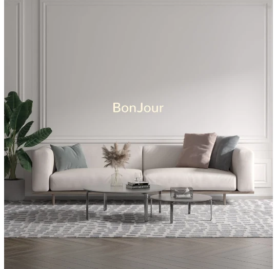 Custom text: BonJour