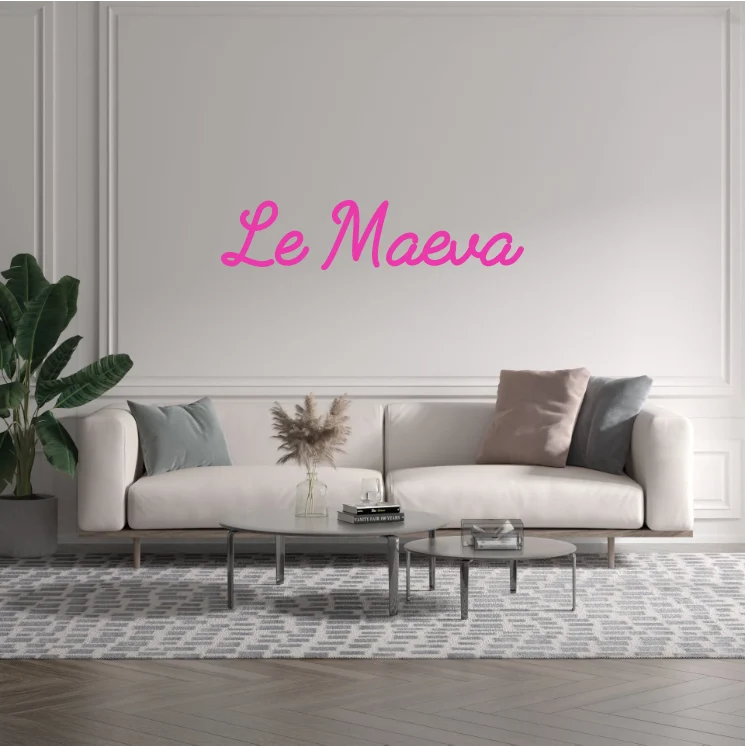 Custom text: Le Maeva