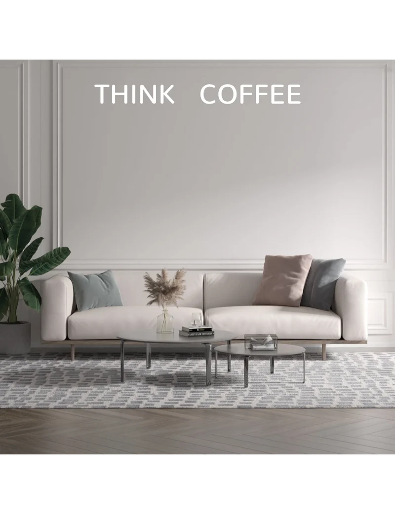 Custom text: THINK COFFEE