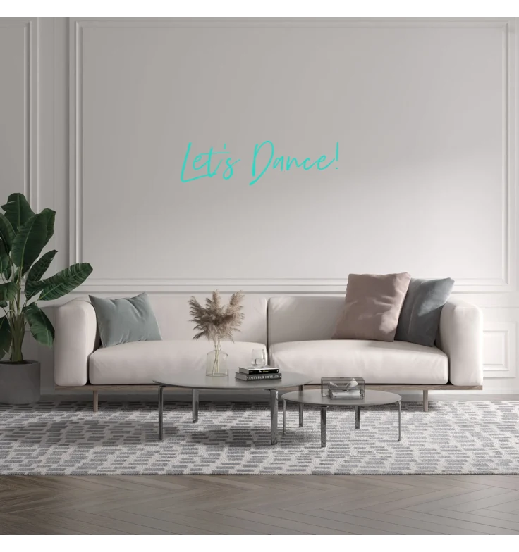 Custom text: Let's Dance!