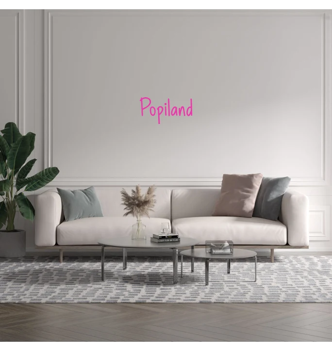 Custom text: Popiland