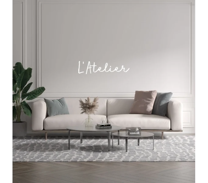 Custom text: L'Atelier