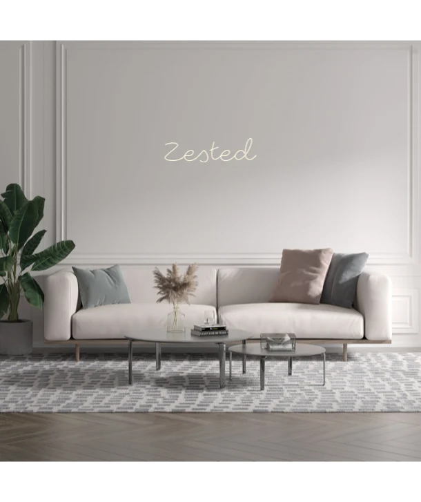 Custom text: Zested