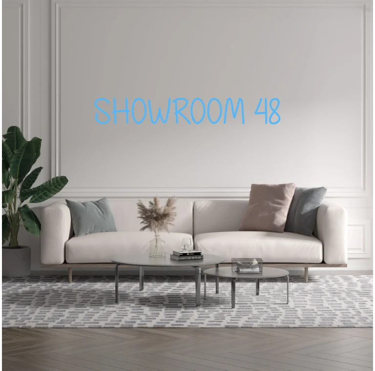 Custom text: SHOWROOM 48